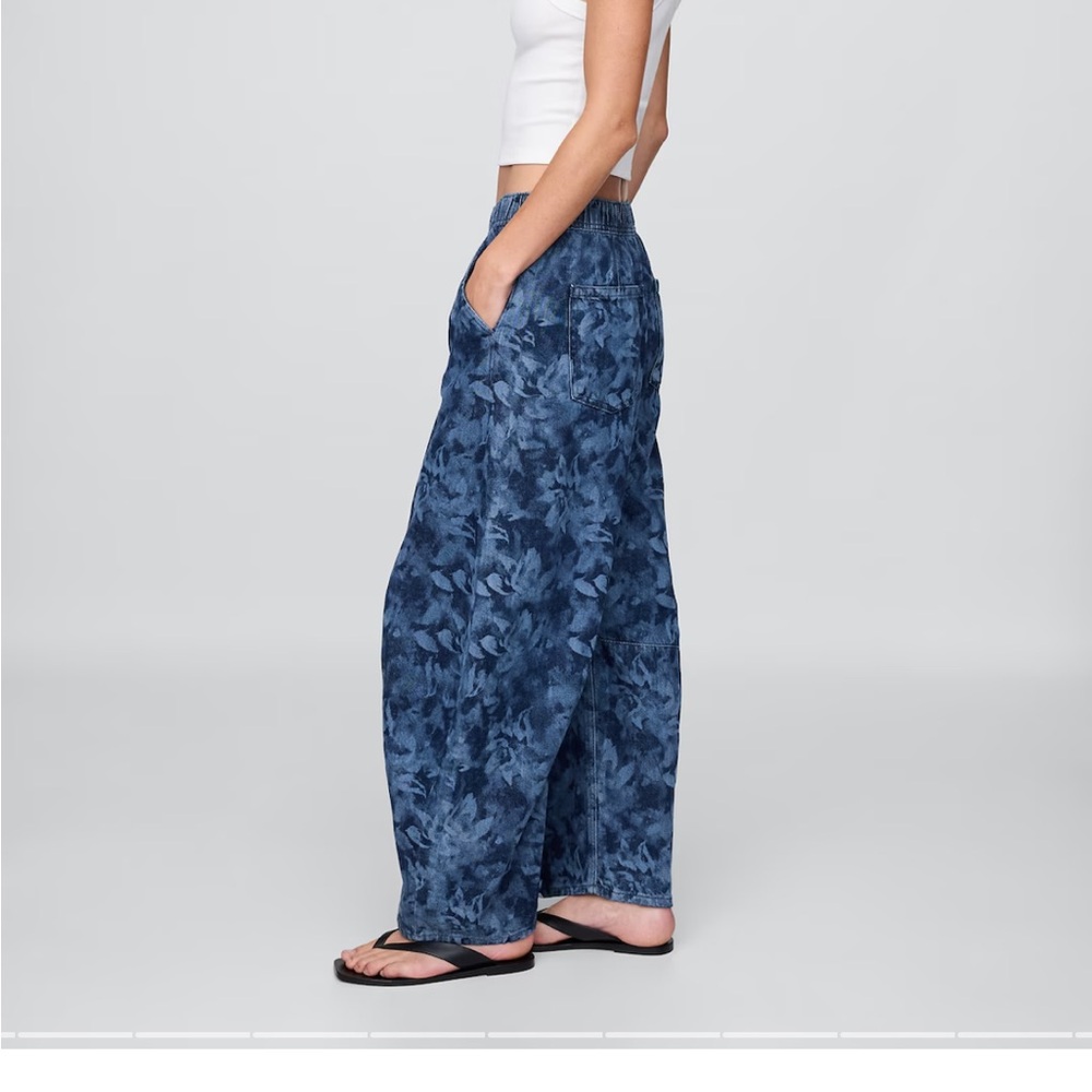 Barrel pull on jeans TALL